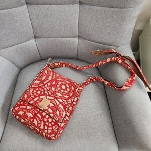 Red Patterned Women's Bag